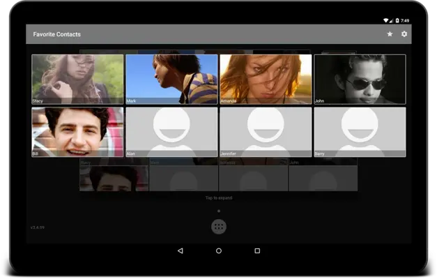 Favorite Contacts Widget Blur android App screenshot 13