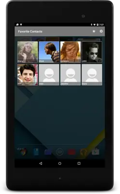 Favorite Contacts Widget Blur android App screenshot 5